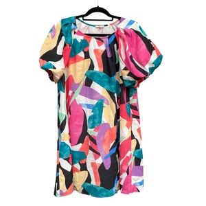 JODIFL Colorful Abstract Mini Dress